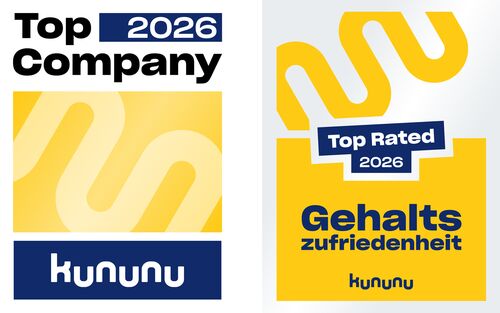 kununu Top Company 2026 und Top Gehaltszufriedenheit